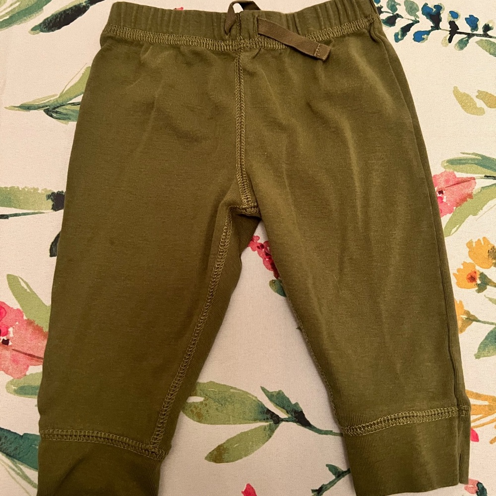 *4/$13* Carters pants army green 9m